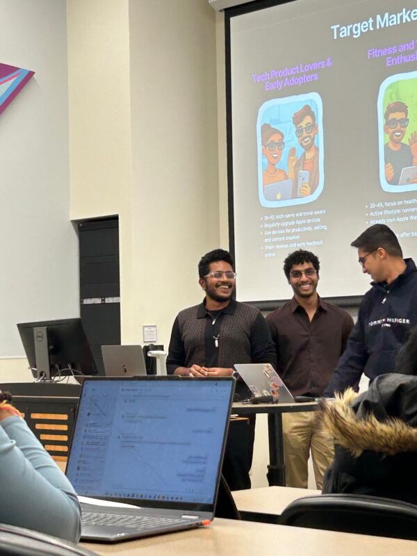 Team product presentation