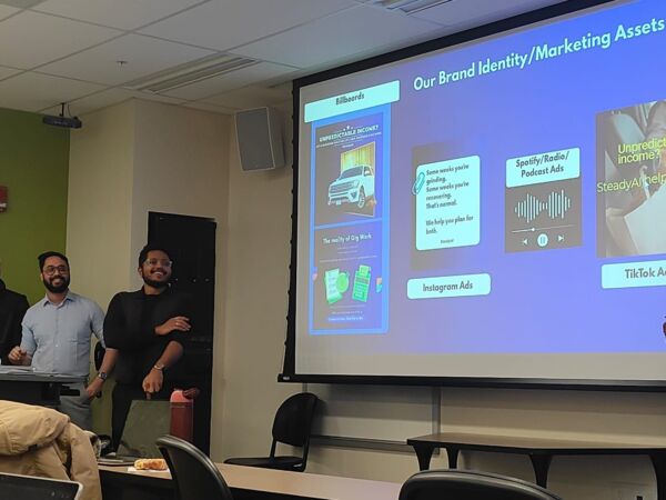 SteadyAI brand identity presentation